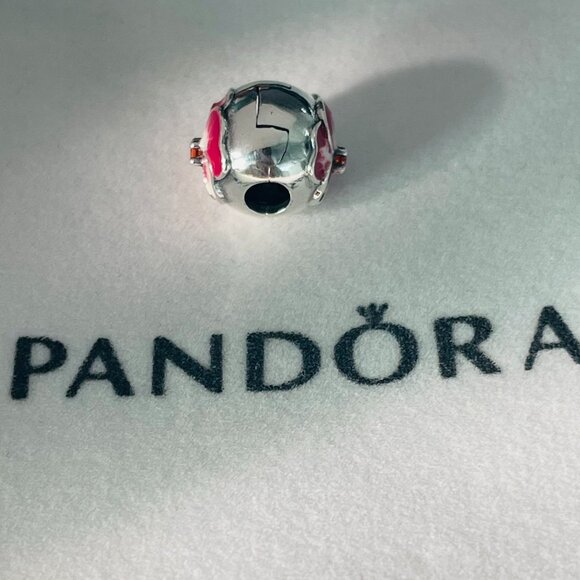 Pandora Rose Magnolia Bloom Flower Clip Charm - Picture 3 of 4